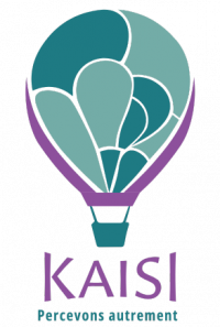 Logo KAISI Développement avec montgolfière symbolisant l’élévation, la vision et une nouvelle façon de percevoir le monde.